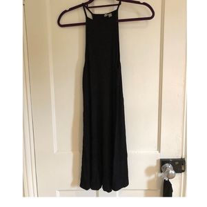 Black High Neck Dress